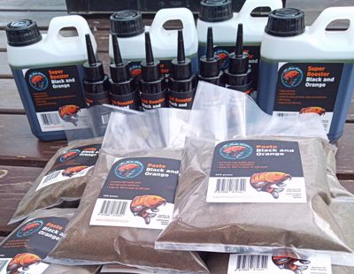 Baitbooster black and orange - TBF