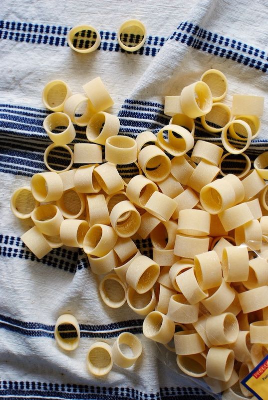 Fruit and tuna yellow pasta rings 8mm