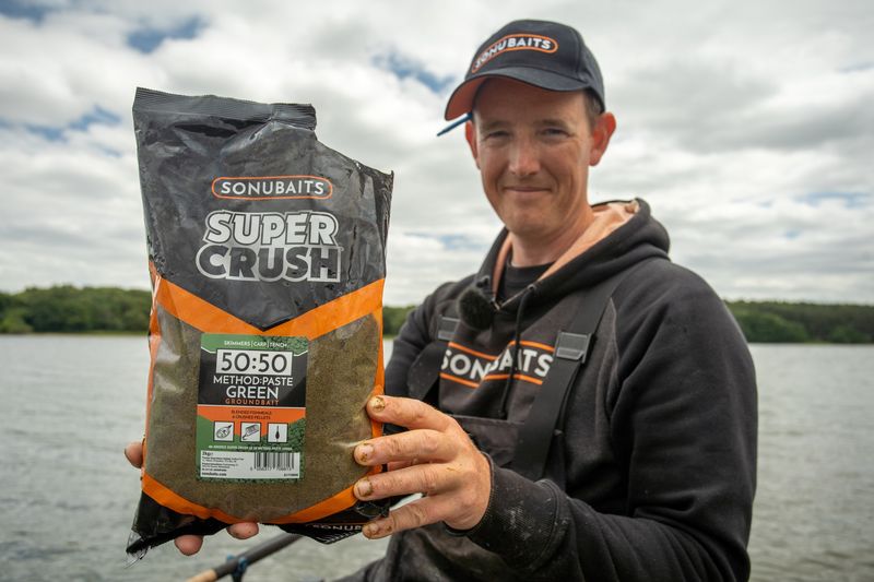 50:50 METHOD &amp; PASTE GREEN (2KG) - SONUBAITS