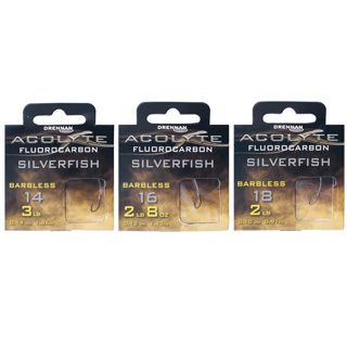 Acolyte Silverfish Barbless - Hooks to Fluorocarbon - DRENNAN