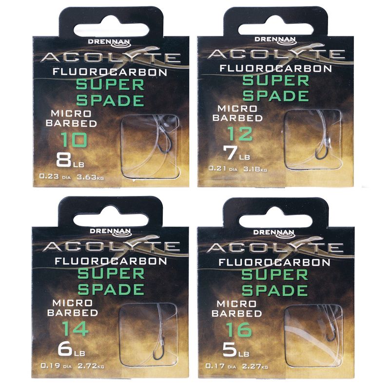 Acolyte Super Spade - Hooks to Fluorocarbon - DRENNAN