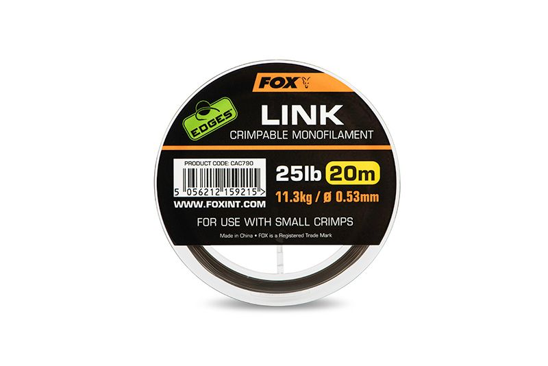 EDGES™ Link Trans Khaki Mono 25lb/0.53mm - FOX