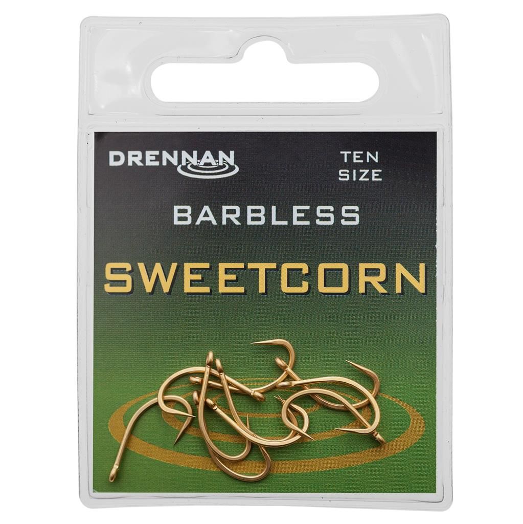 Sweetcorn Hooks - Barbless - DRENNAN