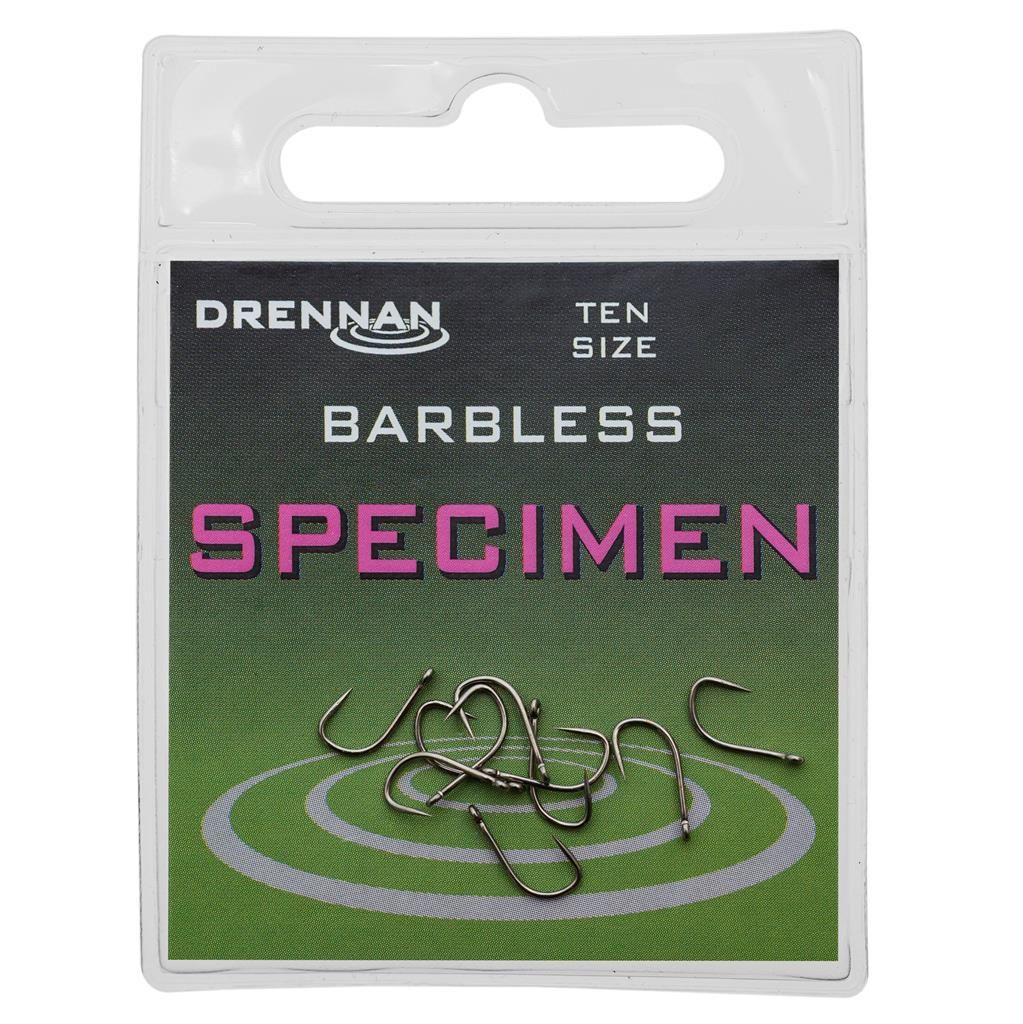 Specimen Hooks - DRENNAN (Eyed/barbless - met oogje/zonder weerhaak)
