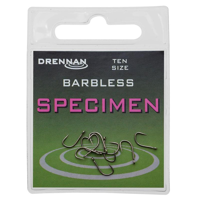 Specimen Hooks - DRENNAN (Eyed/barbless - met oogje/zonder weerhaak)