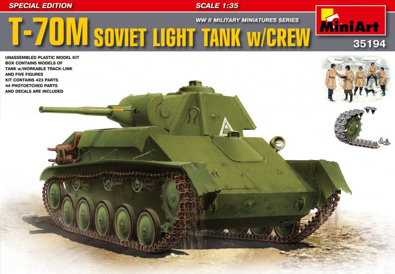 1/35 T-70 SOVIET LIGHT TANK - MINIART