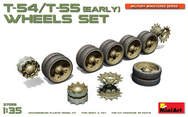 1/35 T-54/T-55 (EARLY) WHEELS SET - MINIART