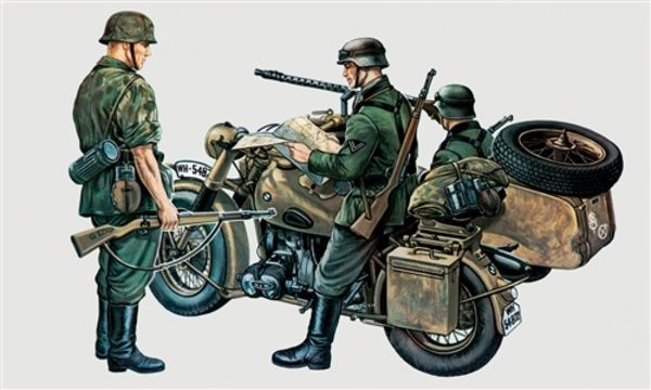 BMW R75 with Sidecar - ITALERI