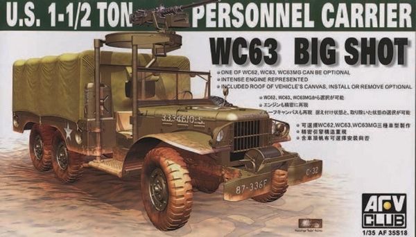 WC63 1-1/2T 6x6 Personell Carrier - AFV