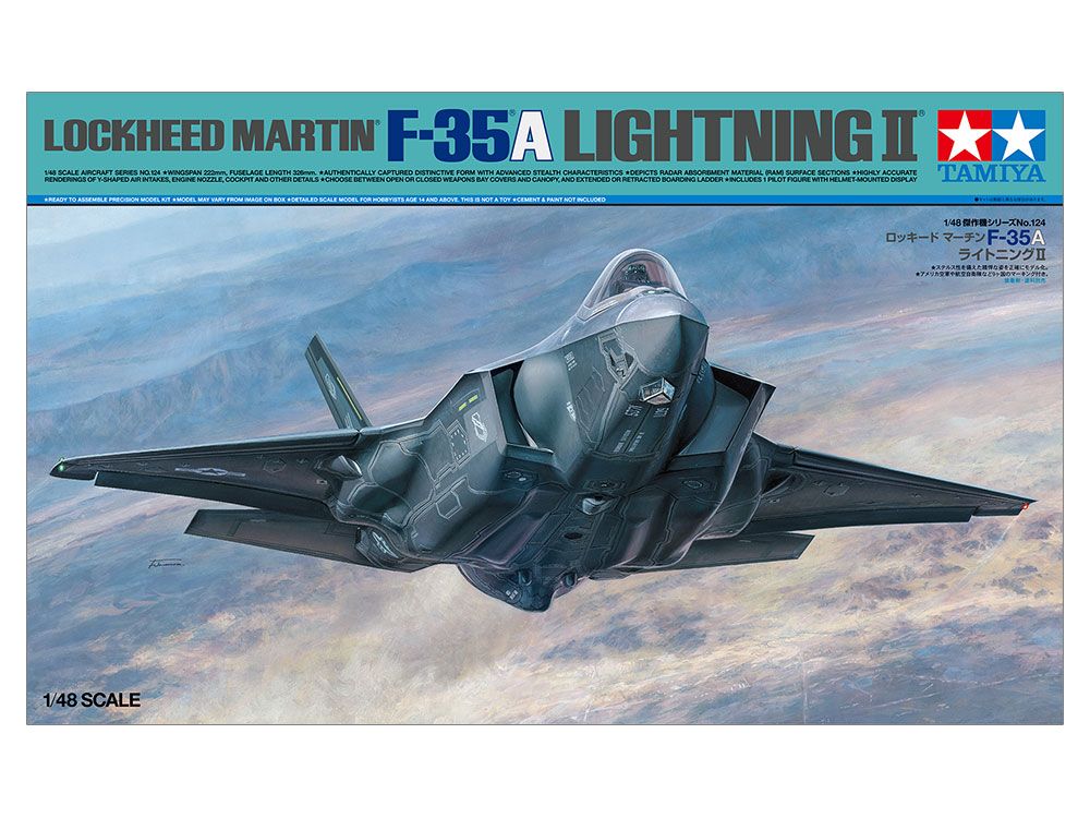 1/48 SCALE LOCKHEED MARTIN® F-35®A LIGHTNING II® - TAMIYA