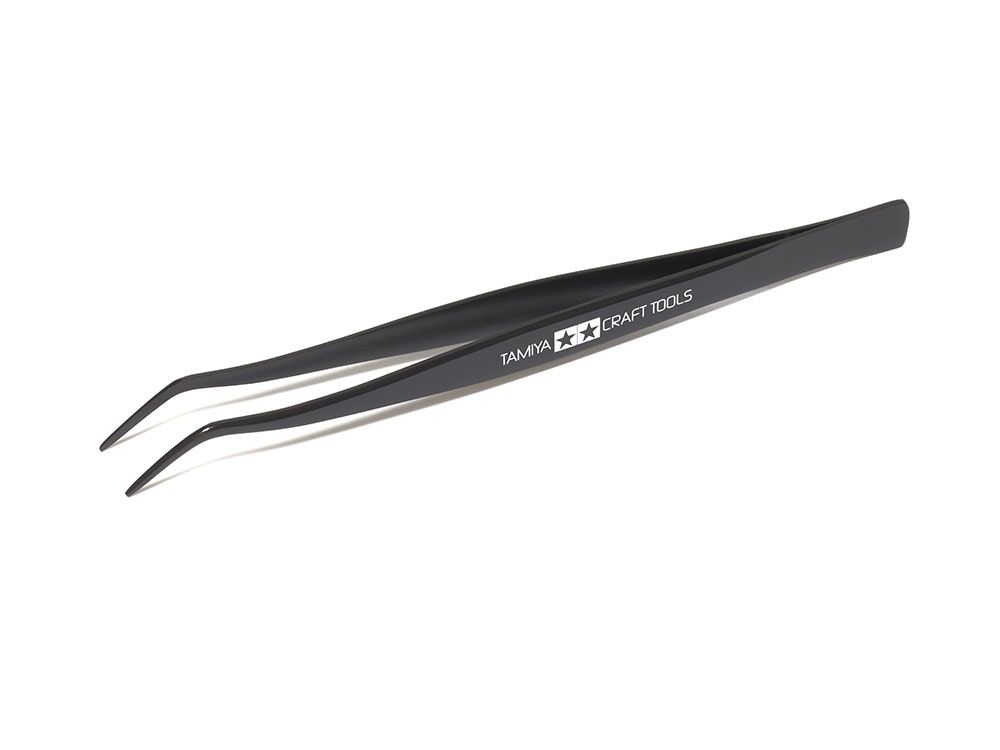 ANGLED TWEEZERS - TAMIYA