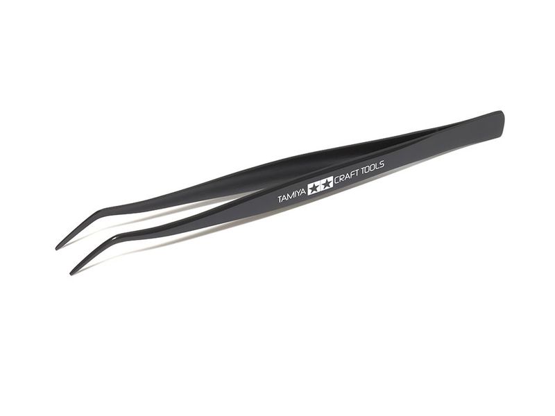 ANGLED TWEEZERS - TAMIYA