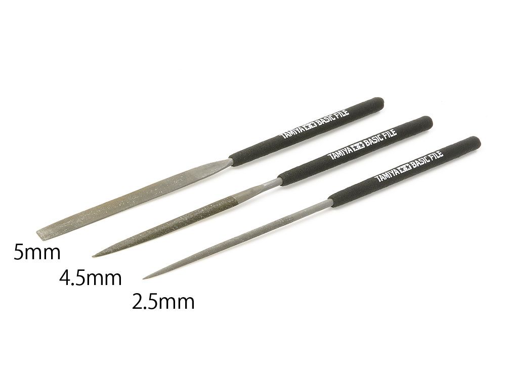 BASIC FILE SET (SMOOTH DOUBLE-CUT) - TAMIYA