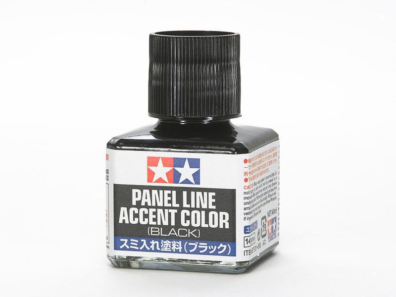 PANEL LINE ACCENT COLOR (BLACK) - TAMIYA