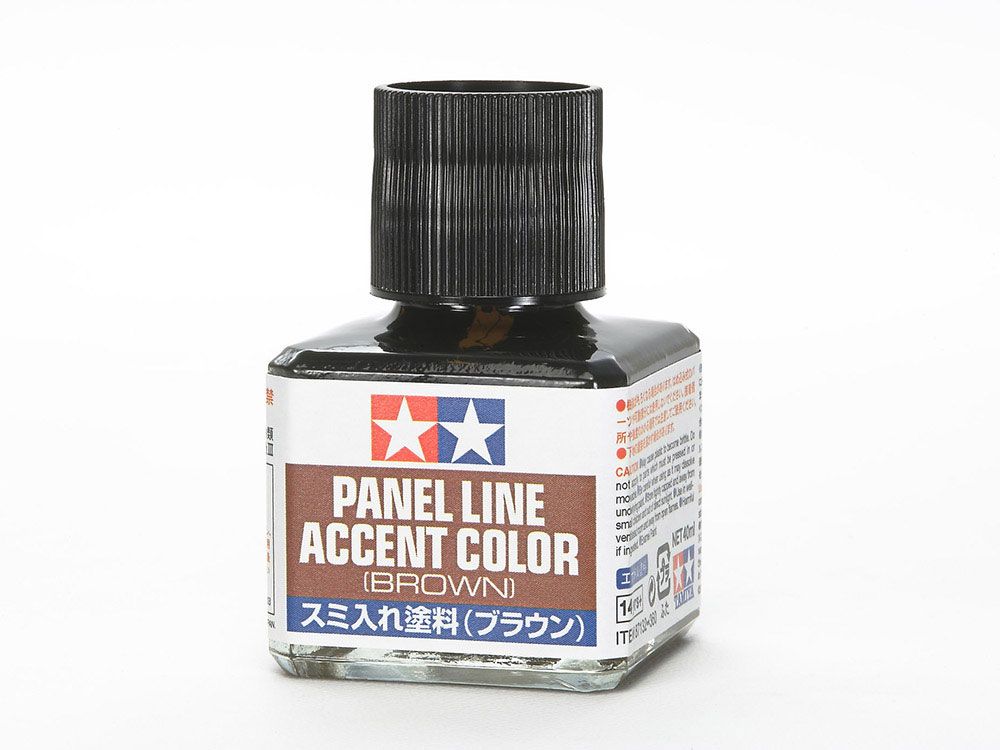 PANEL LINE ACCENT COLOR (BROWN) - TAMIYA