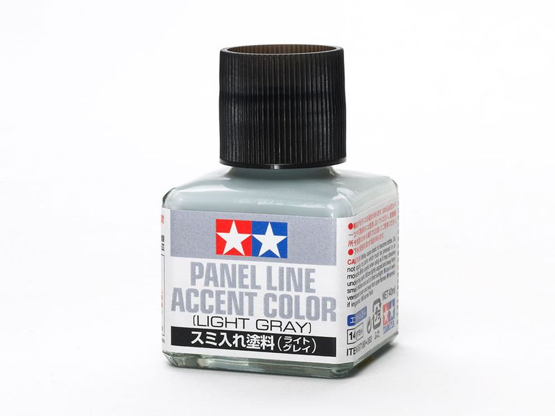PANEL LINE ACCENT COLOR (LIGHT GRAY) - TAMIYA