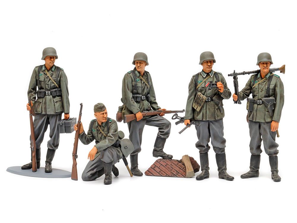 1/35 GERMAN INFANTRY SET (MID-WWII) - TAMIYA