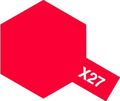 X27 clear red 10ML - TAMIYA