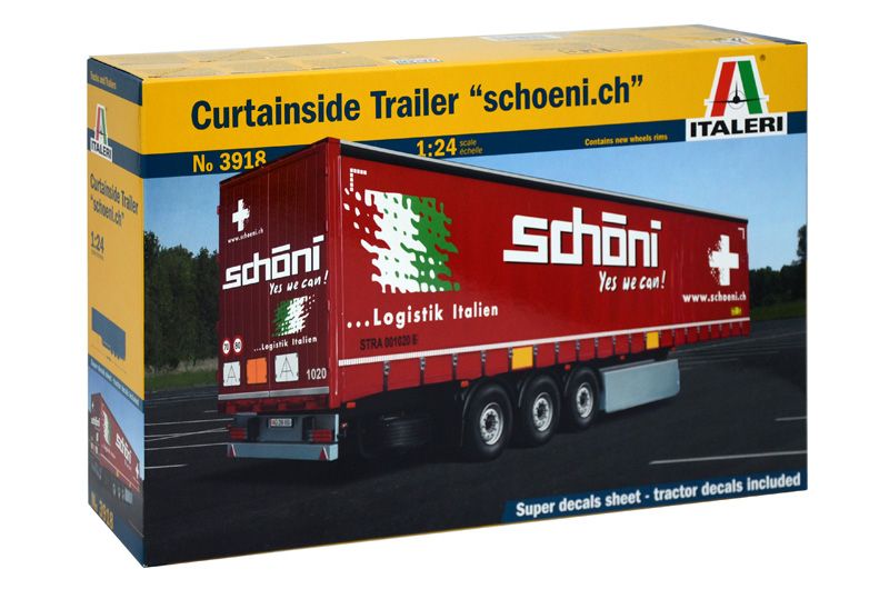 Italeri Curtainside trailer