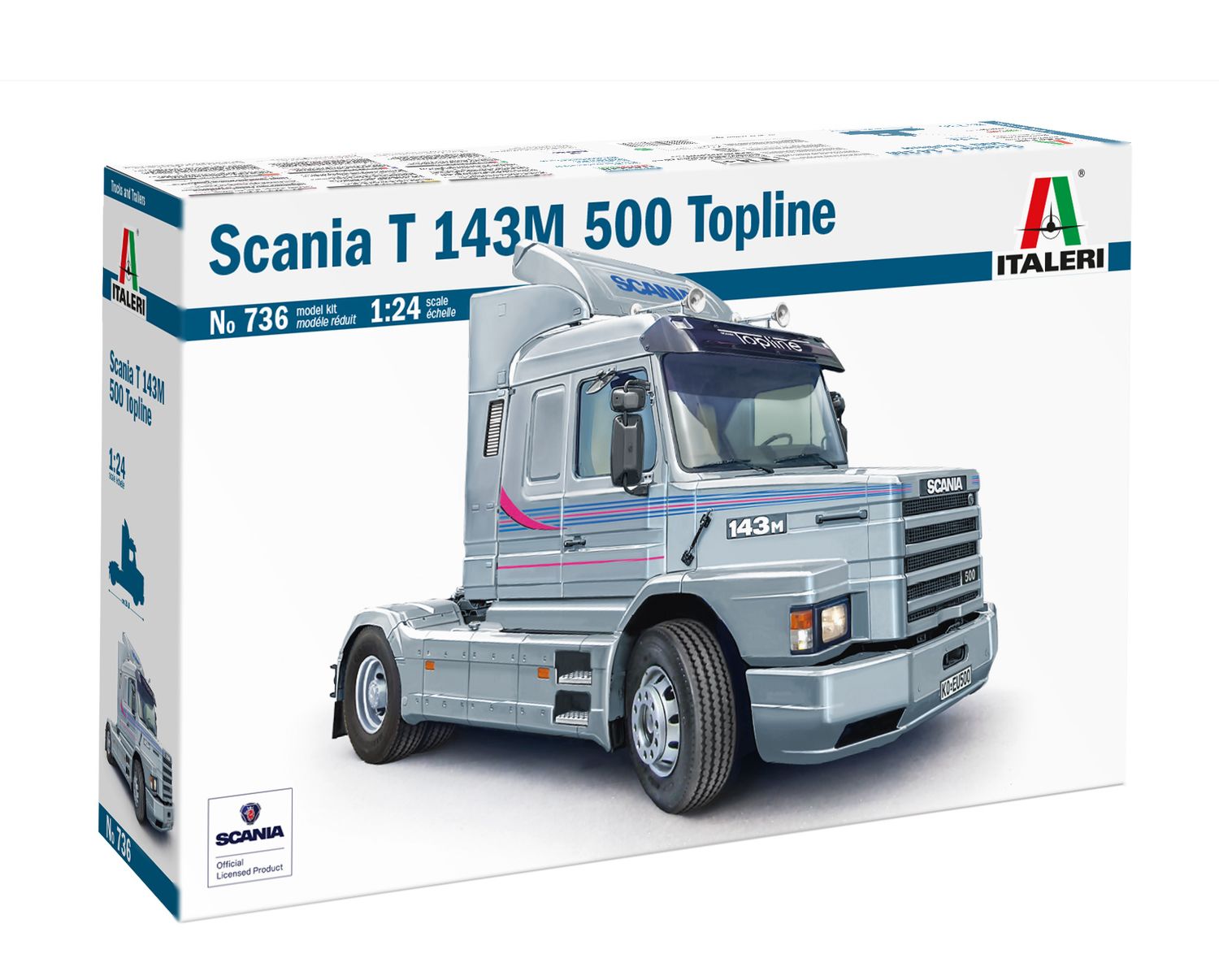Italeri Scania T143 M500 topline