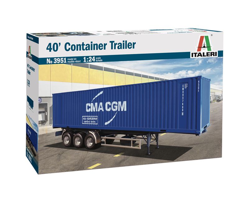 Italeri 40 ft container trailer