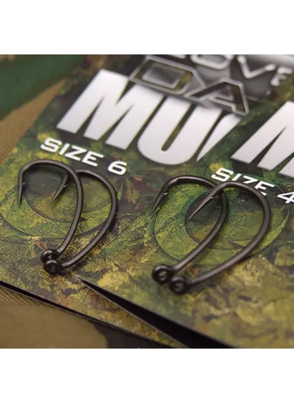 BARBED 6 DARK MUGGA hooks - GARDNER