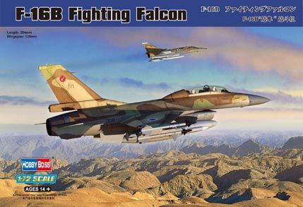 F-16B Fighting Falcon 1:72 - HOBBYBOSS