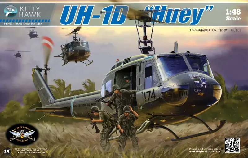 UH-1D "Huey 1/48 - KITTYHAWK