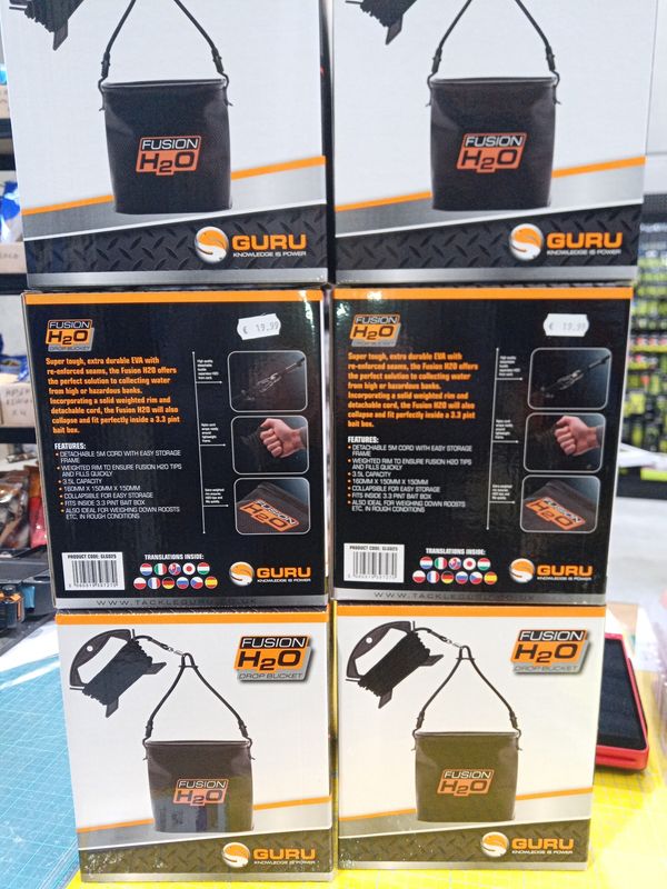 Fusion H2O drop bucket GURU