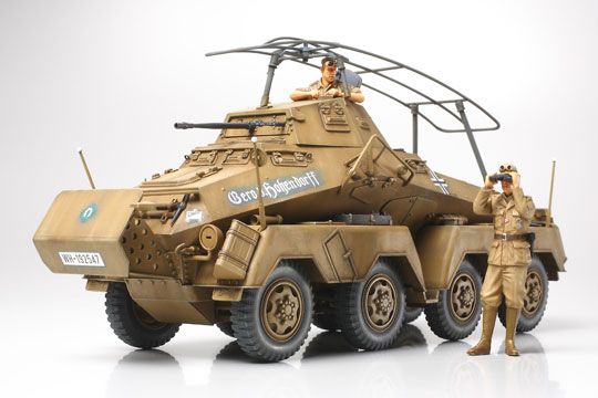 Tamiya German Sd.Kfz.232 Africa Corps - 8 Wheeled Heavy Armored Car 1:35