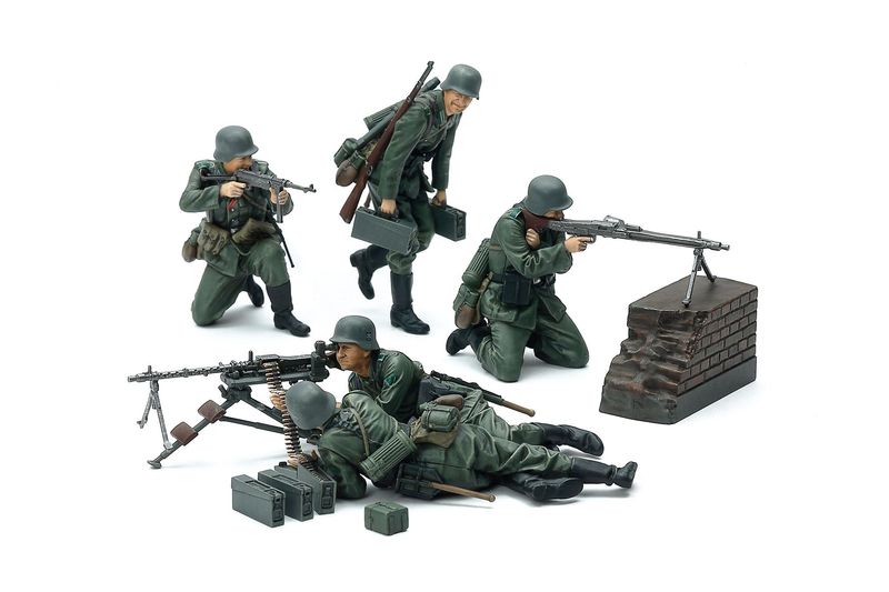 TAMIYA  1/35 German Machine Gun Team