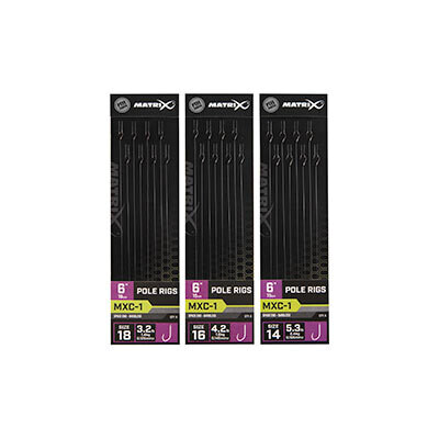 MXC-1 Sz14 Barbless 0.165mm Standard Rig 	- MATRIX