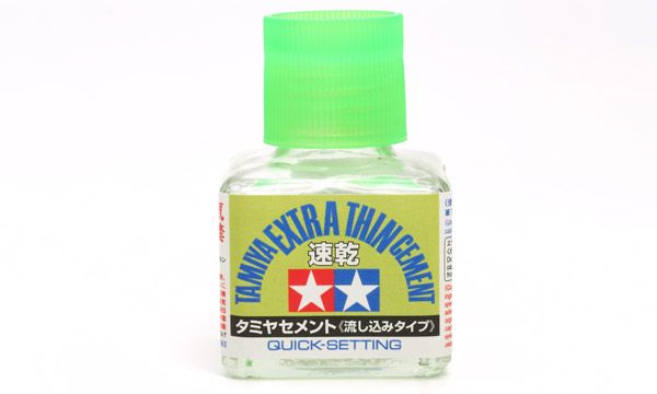 EXTRA-THIN CEMENT  RAPIDE (40ml) - TAMIYA