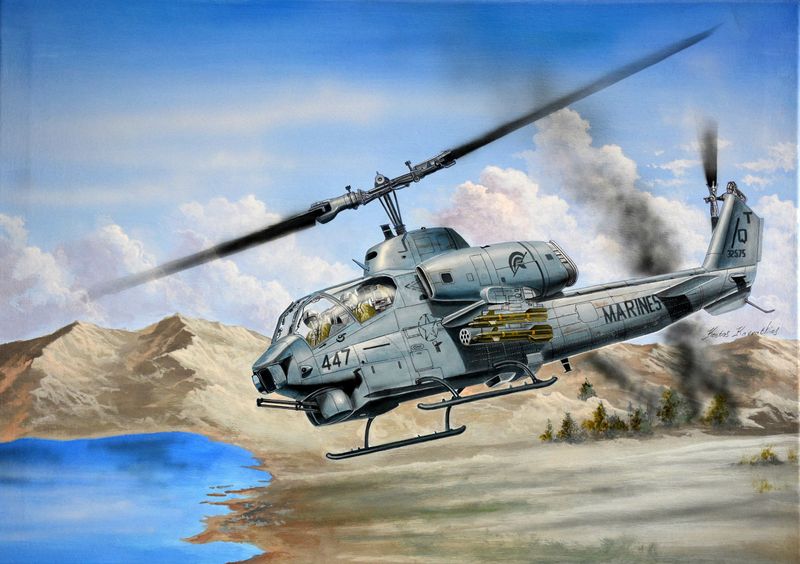 AH-1W Super Cobra 1/35 Trumpeter