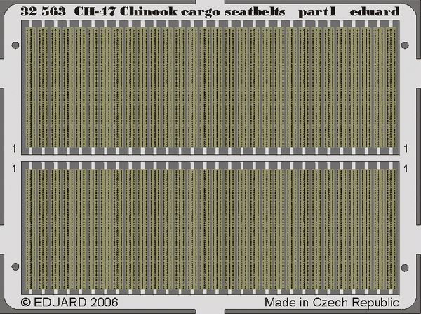 CH-47 Chinook cargo seatbelts für Trumpeter Bausatz in 1:35