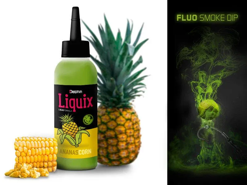 D Snax LiquiX - Corn &amp; Pineapple - Fluo Dip - PVA Safe - Zoet-Fris