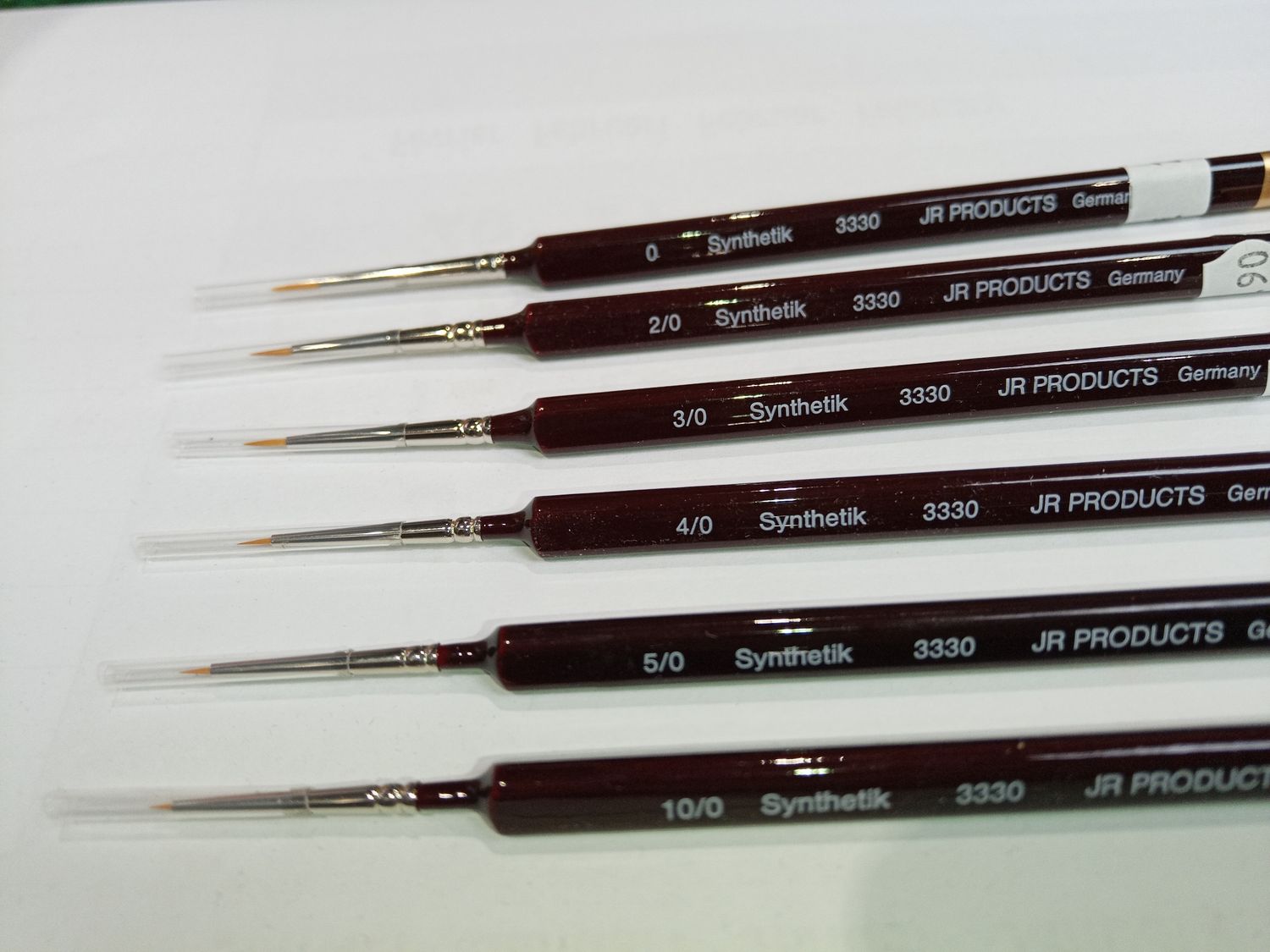 Synthetisch penseel driehoekhandel maat 0