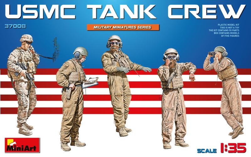 Usmc tank crew 1:35 mini art