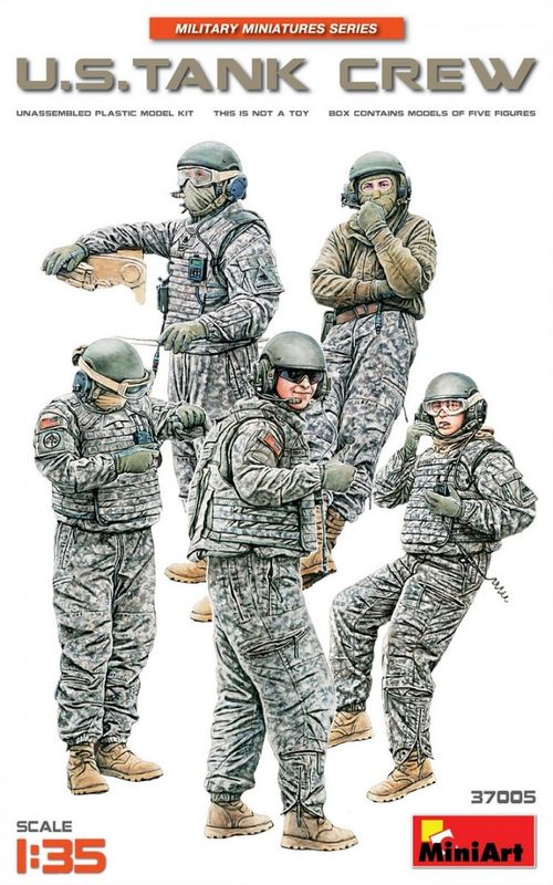Us tank crew 1:35 mini art
