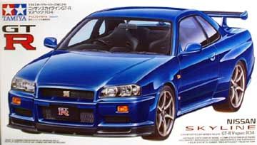 Nissan Skyline GT-R V-spec - (R34) 1/24 - TAMIYA