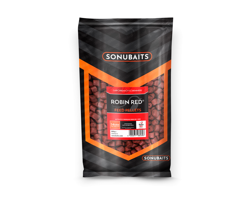 Robin Red Feed Pellet - 8mm (drilled)- SONUBAITS