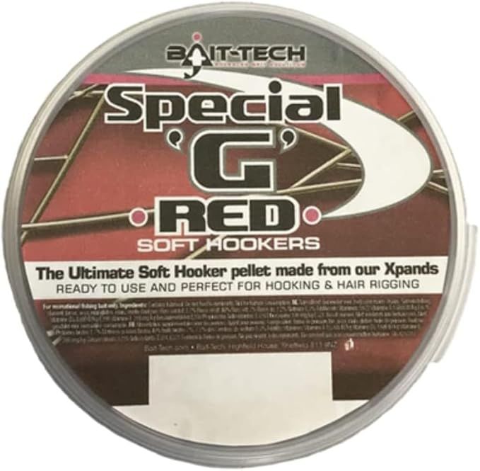 Soft Hook Pellets Special R RED 6mm (180 ML) - BAIT-TECH