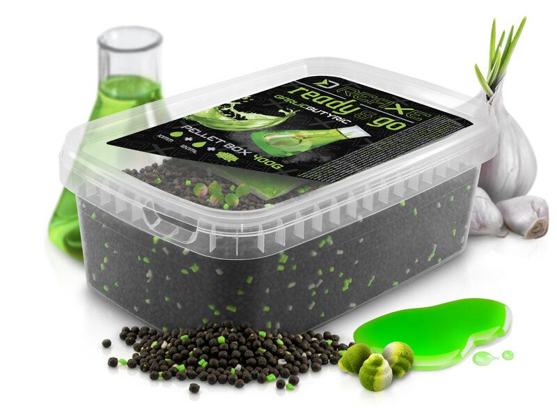 Delphin Pellet Box REAXE Ready &amp; Go Garlic-Butyric