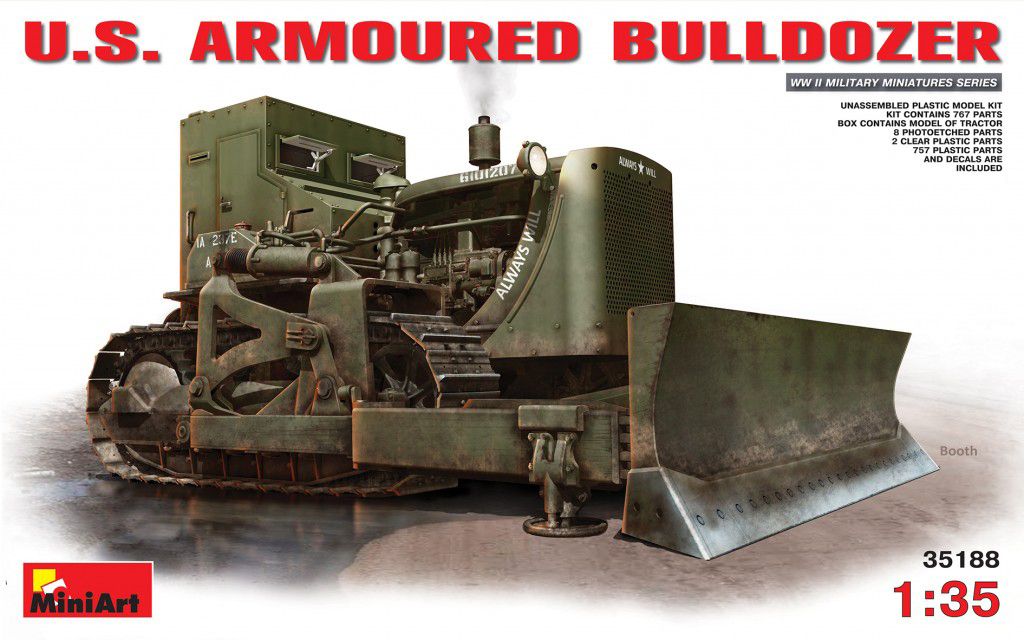 1/35 U.S. ARMOURED BULLDOZER - 	Miniart