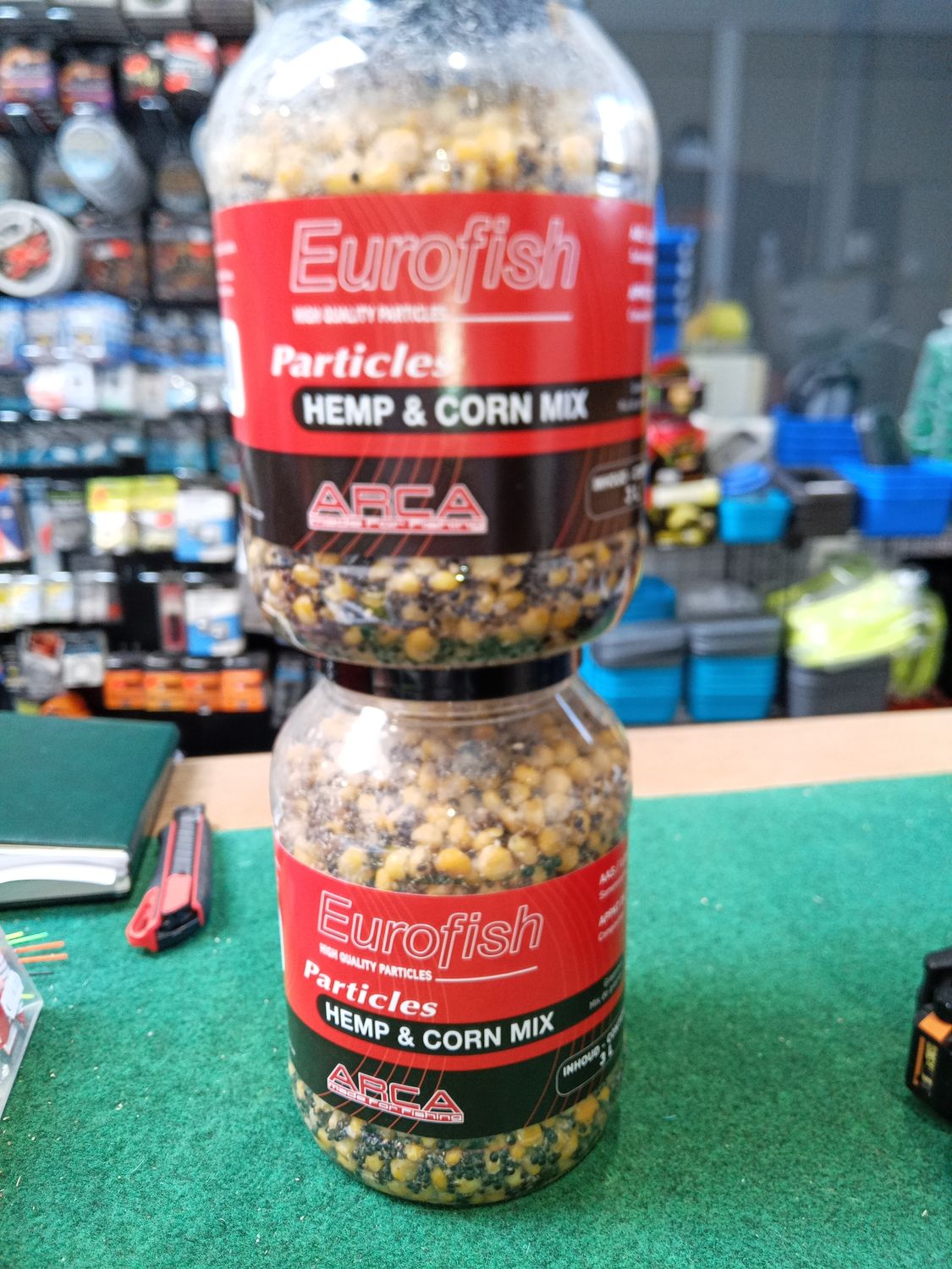 Cooked particles HEMP and CORN 3 l