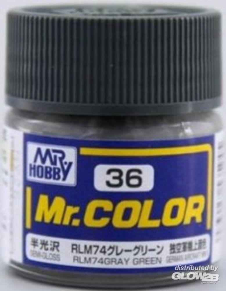 Mr Hobby -Gunze Mr. Color (10 ml) RLM74 GRAY GREEN