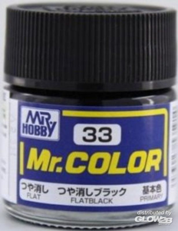 Mr Hobby -Gunze Mr. Color (10 ml) FLAT BLACK