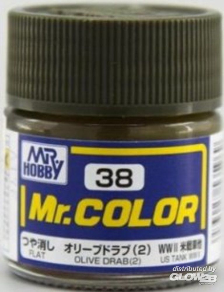 Mr Hobby -Gunze Mr. Color (10 ml) OLIVE DRAB (2)