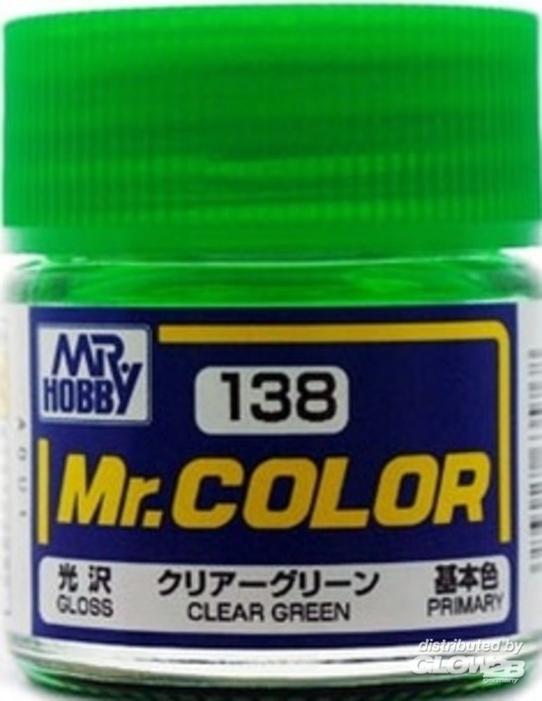 Mr Hobby -Gunze Mr. Color (10 ml)  CLEAR GREEN
