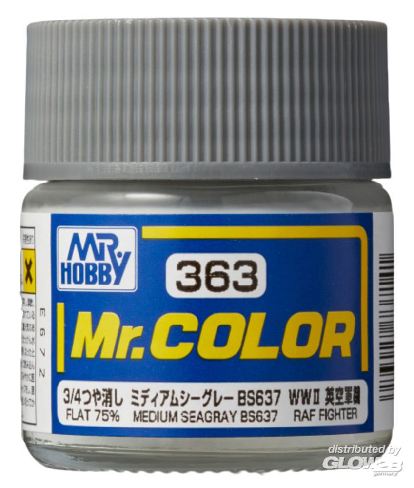 Mr Hobby -Gunze Mr. Color (10 ml) MEDIUM SEAGRAY BS637
